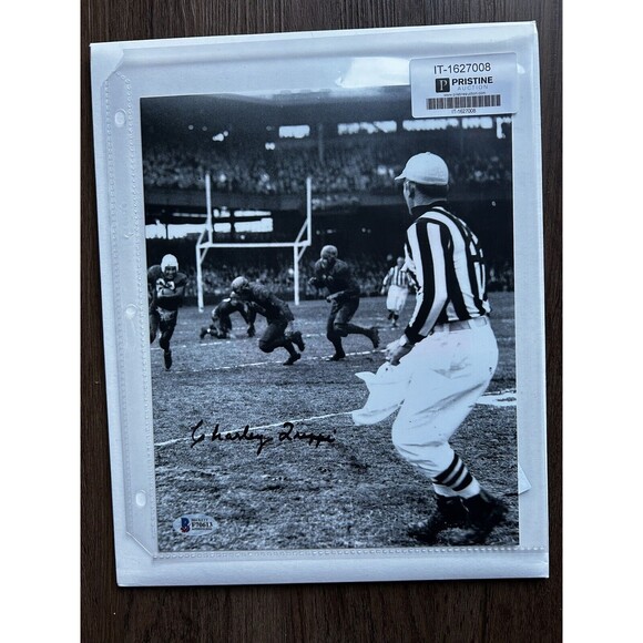 Charley Trippi Signed 8x10 NFL Chicago Cardinals Authentication F70613 - Picture 1 of 4